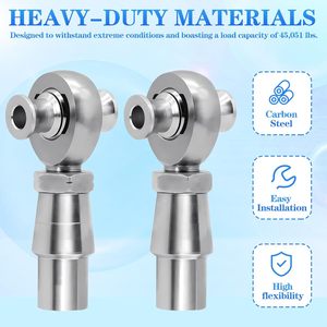 7/<span class=keywords><strong>8</strong></span> X7/<span class=keywords><strong>8</strong></span>-14 <span class=keywords><strong>heim</strong></span> Doanh Rod End Kit với bung trái và tay phải chủ đề chromoly Kit chromoly khớp panhard Rod End Kit - Product Image 2