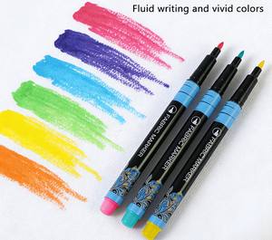 Marqueurs textiles permanents pour vêtements, stylos à peinture pour tissus, marqueurs à peinture imperméables lavables en machine pour t-shirts, chaussures en toile, sacs - Product Image 6