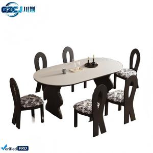 <span class=keywords><strong>Tavolo</strong></span> da Pranzo Moderno e Minimalista <span class=keywords><strong>per</strong></span> Soggiorno e Hotel, Design Creativo con Gambe <span class=keywords><strong>in</strong></span> <span class=keywords><strong>Legno</strong></span> e Piano <span class=keywords><strong>in</strong></span> Pietra <span class=keywords><strong>per</strong></span> Ristorante - Product Image 3