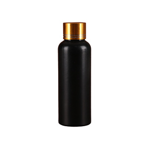 Botellas de Plástico Blancas y Negras con Tapas Doradas y Plateadas de 10-250 ml, Herméticas y a Prueba de Fugas, para Cuidado de la Piel, Viajes y Recargas - Product Image 2