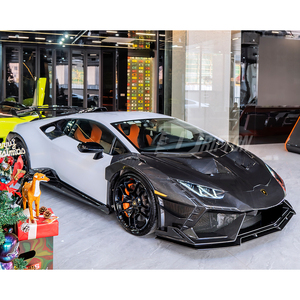Cmst กันชนหน้าคาร์บอนไฟเบอร์เคลือบเงา/เคลือบเงาสำหรับรถ lambLamborghini Huracan LP610 LP580 EVO Tecnica - Product Image 3