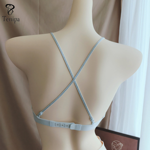 Áo ngực nâng ngực sâu chữ V gợi cảm cho nữ liền mạch, mềm mại như thạch, có đệm không dây, thoải mái, đồ lót cỡ lớn - Product Image 3