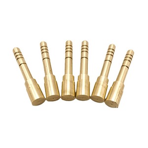 Bujes de latón mecanizados con precisión para plantas de fabricación, procesamiento OEM, piezas personalizables - Product Image 1
