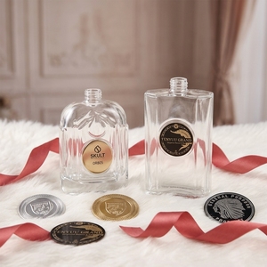 Adesivi in metallo con profumo personalizzato-incisione Vintage in rame, stampato con Volume di note di fragranza, per le donne e gli uomini bottiglie di profumo - Product Image 6