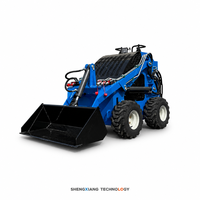 Harga Terbaik Compact Skid Steer Loader S460 Diesel Euro 5 Emission dengan Quick Attach Bucket Dijual di Alibaba International