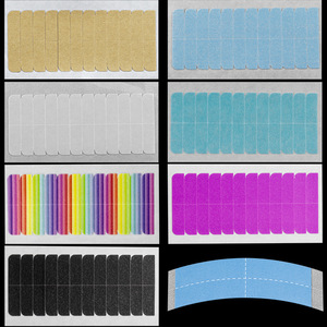 Blue Hair Glue Tape 40x8mm 12 Strips Per <b>Sheet</b> <b>Waterproof</b> Oil Proof For Wig Attachment - Product Image 5