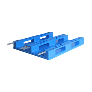 Palette en plastique recyclable écologique <span class=keywords><strong>LILE</strong></span> DCW-1210 à surface plate grillagée simple face pour entrepôt frigorifique et construction en béton - Product Image 3