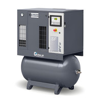 Atlas Copco SF4 SF4S FF TM Skid Compresor de aire de desplazamiento sin aceite 3.7kW 5HP 8bar/116psi 10bar/145psi Máquina industrial estacionaria