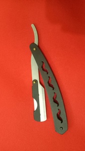 Rasoir professionnel à lame droite en acier inoxydable pour hommes, outil de rasage antique Obexa OBR-304004 - Product Image 4