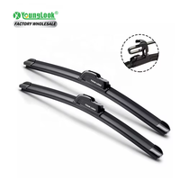 Lame d'essuie-glace universelle plate sans armature, double bord en caoutchouc naturel, pour Brio Civic City CR-V, utilisation hiver et pluie, conforme RoHS, marque privée