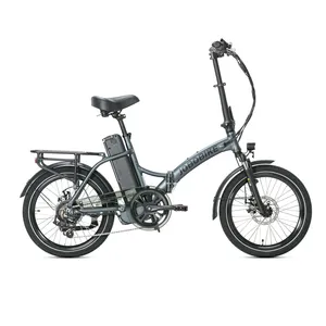 Bicicleta Eléctrica Urbana con Pedaleo Asistido, Frenos Mecánicos, Suspensión Delantera, Batería de 36V 13Ah, Shimano 7 Velocidades, Stock en la UE - Product Image 2