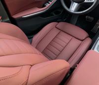Housses de siège auto en cuir beige de haute qualité, anti-rayures, protection complète des sièges d'origine, ensemble complet, décoration intérieure de voiture avec soutien lombaire