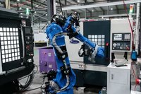 Bras robotisé articulé industriel 6 axes haute vitesse avec servomoteur AC et moteur PLC intégré pour préhension et placement de pièces automobiles