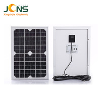 Panneau solaire monocristallin Xingzhijie & JCNS 18V 40W pour l'extérieur