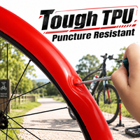 Chambre à air légère en TPU MOTSUV, résistante aux crevaisons, durable, haute résistance, compatible avec les valves Schrader en alliage pour vélo