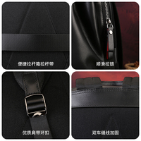 Sac à dos en cuir de vachette première couche, imperméable, pour affaires et voyages, minimaliste, souple, pour hommes