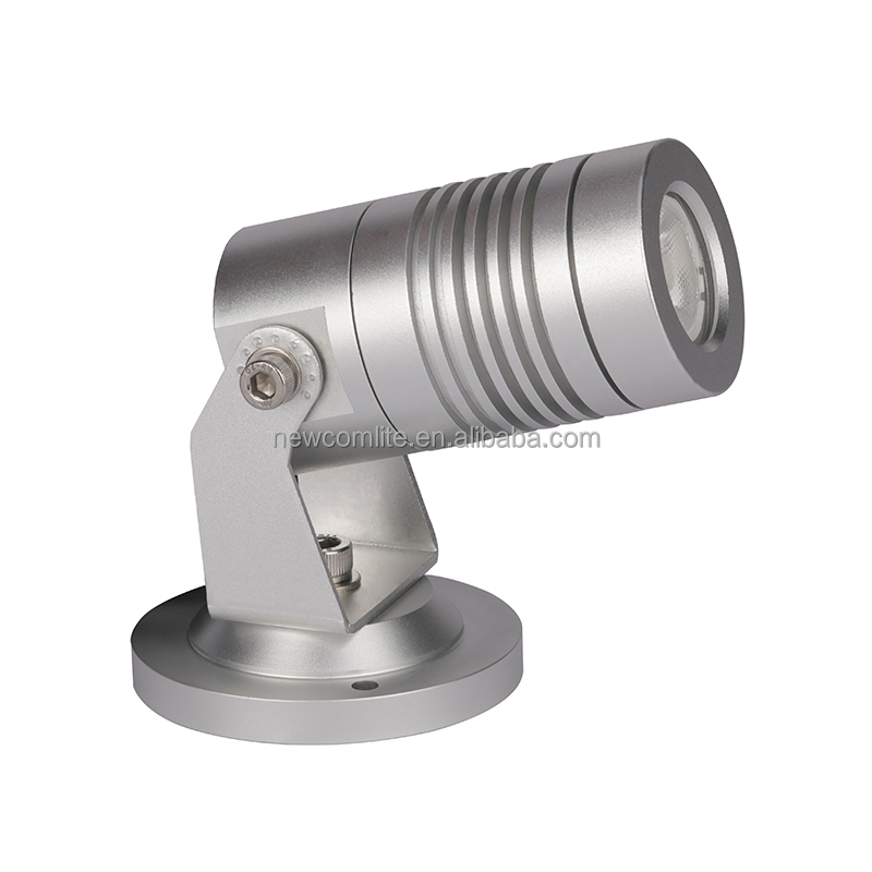 LED Garden Spotlight with Warm White Light IP65 Rated Aluminum Construction 30 Beam Angle