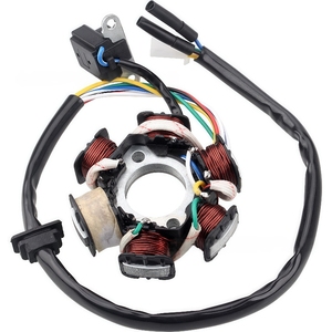 Bobine de Stator GY6 6 6 pôles haute performance pour Scooter/cyclomoteur/ATV 50CC 80CC-pièces de rechange d'assemblage de charge magnéto durables - Product Image 1