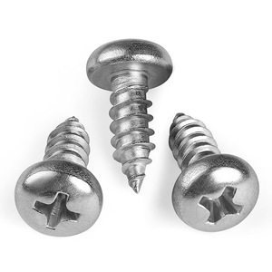 Tornillos Autorroscantes de Cabeza Plana Jinhongying, M1.7, M2, M2.3, M3, Acero al Carbono Niquelado, Cabeza Phillips, para Uso en Construcción - Product Image 3