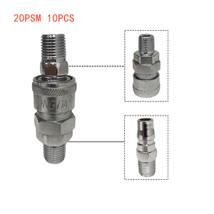 Raccord rapide en acier PSM 1/4 " NPT pour tuyau pneumatique industriel -001 - Product Image 4