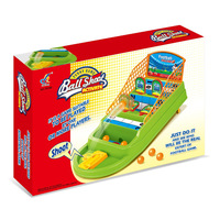 Jeu de football interactif éducatif en plastique pour bureau/tabletop, mini jeu de tir au ballon de football à lancer au doigt avec compteur de score