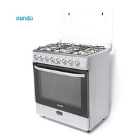 Cuisinière à gaz autonome Xunda de 30 pouces avec 6 brûleurs et fonction de convection pour la maison ou les camping-cars