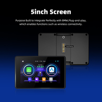 Pantalla Inalámbrica CarPlay Android Auto de 5 Pulgadas para Motocicleta, Navegación para Motocicleta, GPS Inalámbrico para Motocicleta para BMW