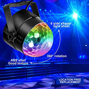 Luces Intermitentes RGB para Escenario, Lámpara Decorativa de Bola de Fiesta en Casa para Sala de Estar, <span class=keywords><strong>Discoteca</strong></span> Romántica, LED IP65 para Uso Doméstico, Parques Temáticos - Product Image 3