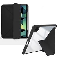 Pro11 Y Fold 10.2 étui en cuir pour iPad Mini6 housse de protection avec fente pour stylo coque en acrylique dur compatibilité de 10e génération