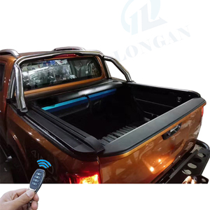 Vente chaude En Aluminium Rouleau Couvercle Obturateur Camionnette <span class=keywords><strong>Top</strong></span> Rétractable Roll Up Tonneau Couverture Pour Navara <span class=keywords><strong>Hilux</strong></span> <span class=keywords><strong>Revo</strong></span> - Product Image 2