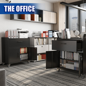 Heavy Duty DB Garage <b>Storage</b> Cabinet <b>2</b>-Door + 1-<b>Drawer</b> Tool Cabinets with Lockable Metal Wheel for Indoor and Outdoor Use - Product Image 5