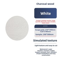 Panneau mural flexible en pierre tendre en bois brûlé au charbon de bois Moderne intérieur-extérieur en grain de bois brûlé au feu Panneau décoratif pliable Villas