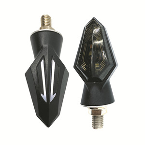 KEBOSIED Moto <span class=keywords><strong>Clignotant</strong></span> <span class=keywords><strong>5</strong></span> LEDS <span class=keywords><strong>Super</strong></span> Bright <span class=keywords><strong>Blanc</strong></span> Jaune Deux Couleurs - Product Image 5