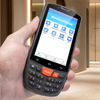 Ordinateur portable robuste, 4 Go de RAM, 32 Go de stockage, écran 4 pouces, Android 12/15, batterie remplaçable à chaud, numérisation 2D