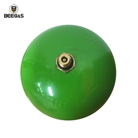 Beegas 2.2L Jetable Acier Inflador Haute Pression Bombona de Helio Para Globos Symphony Helio 30 Corps 2kg Poids