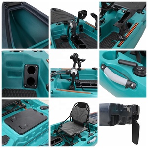 Vicking Offre Spéciale 3.5m assis sur le dessus pêche pédale Kayak/canoë bateau à rames moteur électrique Kayak Hdpe matériel pour Sports nautiques PE - Product Image 4