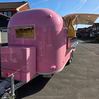 Camion de restauration mobile pour glaces, chariot de street food, camion de pizza personnalisé, remorque grill entièrement équipée à vendre aux États-Unis