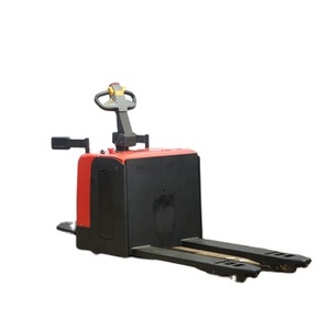 Điện từ phanh 2.5ton Công suất PU bánh xe thủy lực ngã ba Lift điện <span class=keywords><strong>Stacker</strong></span> điện xe tải - Product Image 1