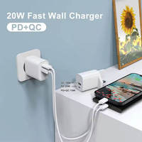 Rapide Caricabatterie Rapido Adaptateur Secteur 20w Caricatore Chargeur original Chargeur Cargadores iphone Snellader Pour L'Europe