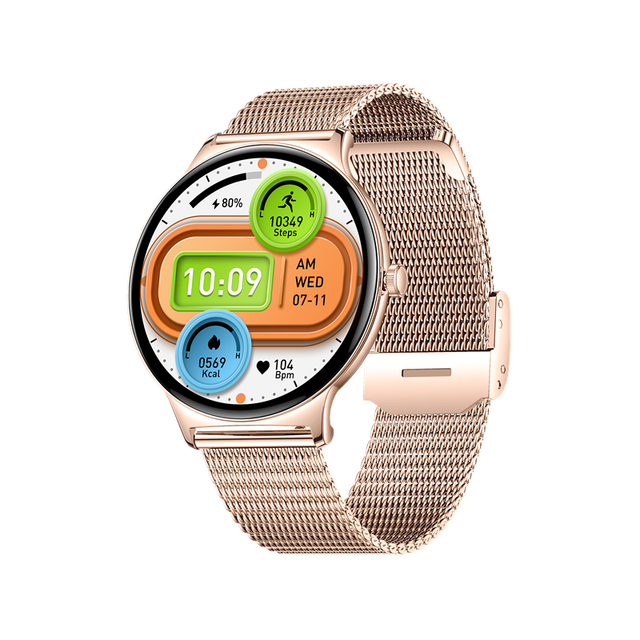 Fashion Ladies Smart Watch V89 Smartwatch 1.43inch Screen Bt Call Waterproof Relojes Inteligentes