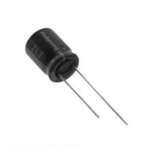 Condensateur canal fabricant CAP ALUM 1000UF 20% 16V RADIAL 16ZLJ1000MT810X16 à travers trou 1000 uF - Product Image 1