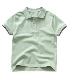 Camiseta Polo de Manga Corta con Solapa, Estilo Nuevo, para Niños, Deportiva, de Verano, Color Sólido, Informal, Fresca, Personalizable - Product Image 6