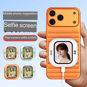Dispositivo Portátil de Duplicación de Pantalla HD para <span class=keywords><strong>iPhone</strong></span> 12 13 <span class=keywords><strong>14</strong></span> 15 16 17 <span class=keywords><strong>Pro</strong></span> <span class=keywords><strong>Max</strong></span>, Transmisión en Vivo, Vlog, Sincronización Magnética, Monitor para Selfies - Product Image 4