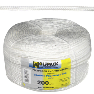 Corda Intrecciata in Polipropilene Bianco (Bobina da 200 m) - Product Image 1