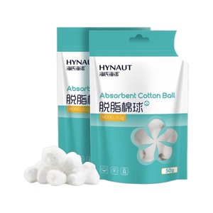 Bolas de Algodón Medicinal, Paquete de 50g, Absorbentes, Blancas, para Desinfección de la Piel, Limpieza y Uso Doméstico - Product Image 3