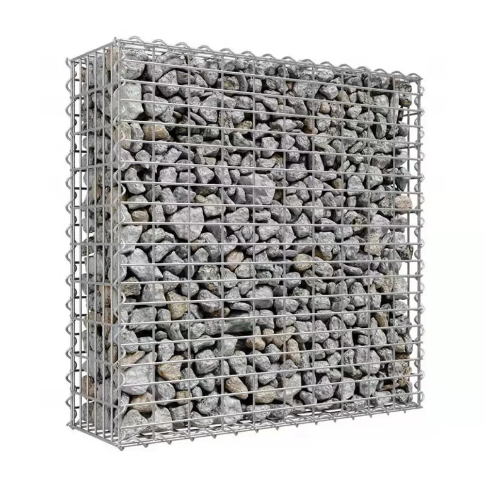 Yüksek kaliteli Galfan kaynaklı gabion istinat duvarları 200x100x50 taş gabion bahçe çit