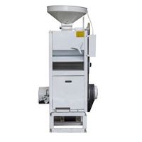 Machine à décortiquer le riz entièrement automatique de haute qualité combinée pour le blanchiment, combinant un moulin à riz avec un moteur diesel