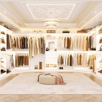 Armoire de chambre à coucher moderne sur mesure pour toute la maison, tiroirs en panneaux de particules, panneaux mélaminés, rangement pour appartement, salon, grande taille