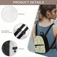 Penjualan Baru Terlaris MOQ Rendah Tas Mewah Tahan Air Motif Bunga Hawaii Hibiscus Tropis Suku Samoa Full Print Resleting Wanita Bahan Poliester 600d
