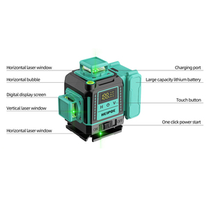 <span class=keywords><strong>Nivel</strong></span> Láser Rotatorio de Líneas Cruzadas 4D de 16 Líneas con Haz Verde de Alta Precisión, <span class=keywords><strong>Nivel</strong></span> Láser de Piso de 360° - Product Image 6